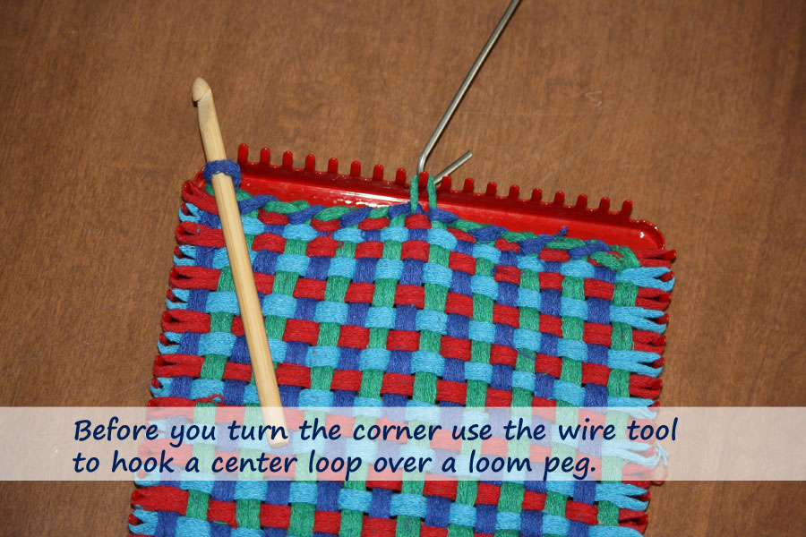 How to Finish a Potholder Loom - Happy Happy Nester