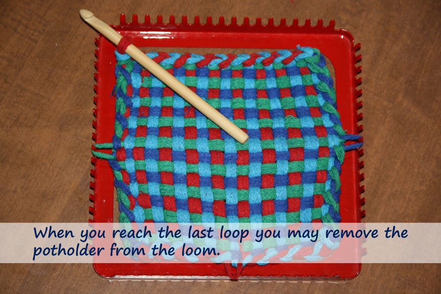 How to Make Potholders on the Loom 